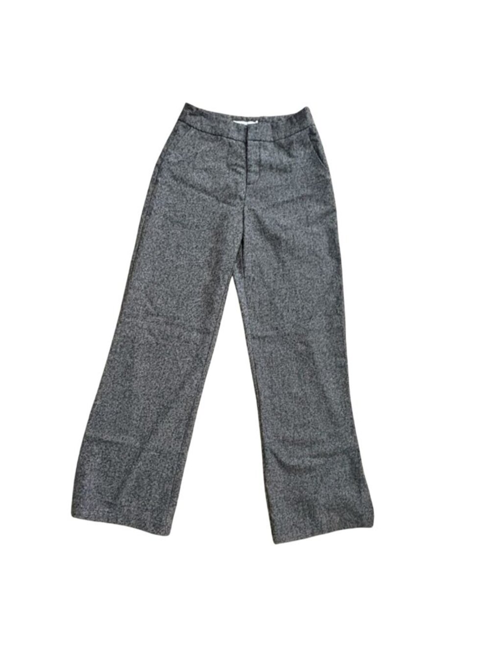 JUSTFAB Womens Wide Leg Pants-Gray-Size Small-GUC